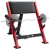 VEVOR Preacher Curl Bench, Strength Training Benches, Max load 660 LBS Home Gym Fitness Equipment, Seated Arm Isolated Barbell Dumbbell Bicep Station
