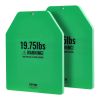 VEVOR Weight Vest Plates, 19.75 LB Pairs, Premium Steel Weighted plates, Contoured Ergonomic Fit â€“ WODs, Additional Weight for Weight Vests