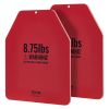 VEVOR Weight Vest Plates, 8.75 LB Pairs, Premium Steel Weighted plates, Contoured Ergonomic Fit â€“ WODs, Additional Weight for Weight Vests
