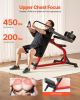 VEVOR Incline Chest Fly and Rear Delt Fly Machine, 450 LBS Chest Machine, Adjustable Fitness Chest Bench Set