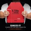 VEVOR Weight Vest Plates, 8.75 LB Pairs, Premium Steel Weighted plates, Contoured Ergonomic Fit â€“ WODs, Additional Weight for Weight Vests