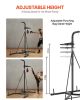 VEVOR 2 in 1 Punching Bag Stand, Steel Heavy Duty Workout Equipment, Adjustable Height Boxing Punching Bag and Speed Bag Stand