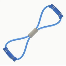 8-Shaped Elastic Resistance Band (Color: Blue)