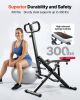 VEVOR Squat Machine, Deep Squat Rowing Machine for Home, Easy Setup & Foldable Exercise Equipment